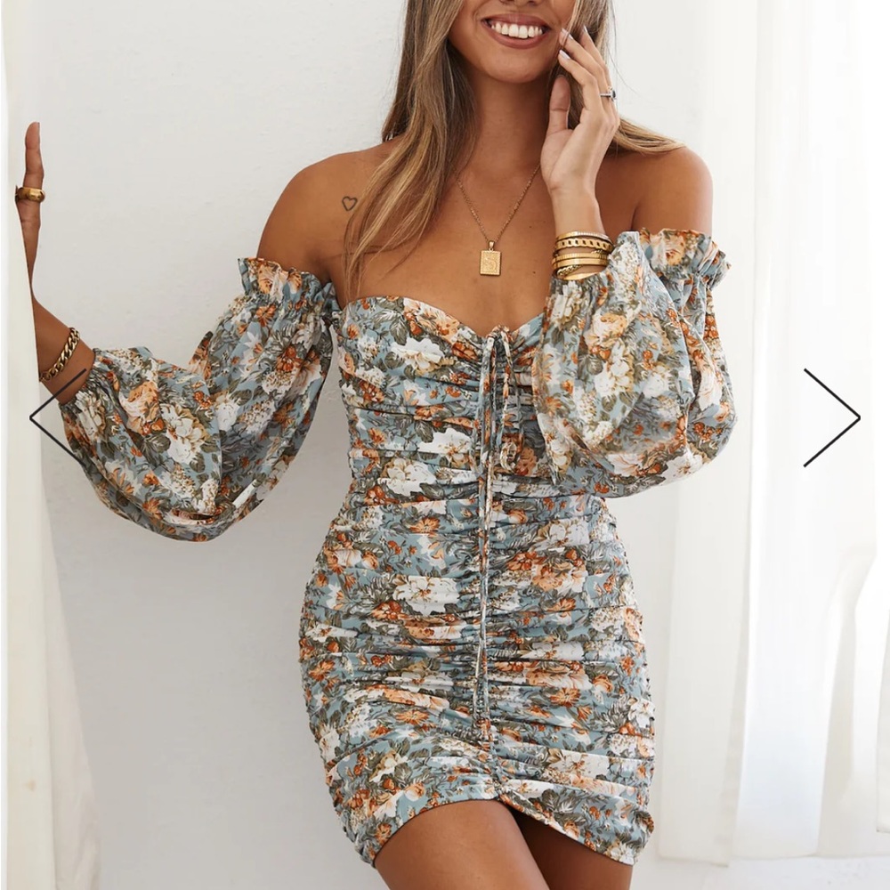 Hello Molly floral mini dress